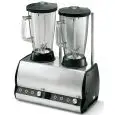 BLENDER - MOD FRUJU2 - CAPACITÉ N. 2 CARAFES DE  lt 2 - QUADRE DE COMMANDES MANUELS AVEC VARIATEUR DE VITESSE - ALIMENTATION V 230/50Hz MONOPHASÉ - PUISSANCE W 750+750 - DIM. Cm L 38 X P 21 X h 48,6 - Norme CE