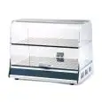 VITRINE PRÉSENTOIR NEUTRE  - MOD. VISTA P2 - TABLETTES D'EXPOSITION DE cm L 48 X P 29 + L 48 XP 26,5 - DIM. Cm L 50 X P 35,5 X h 40,5 - Norme CE