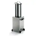 POUSSOIR À VIANDE IDRAULIQUE VERTICALE - MOD. 122041 - Capacité cylindre  Lt 15 - Diamètre cylindre cm. Ø 20 - Longueur cylindre cm. 49,5 - Alimentation TRIPHASÉ 230-400/50/3 - Norme CE