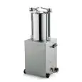 POUSSOIR À VIANDE IDRAULIQUE VERTICALE - MOD. 123121 - Capacité cylindre Lt 25 -  Diamètre cylindre cm. Ø 26 - Longueur cylindre cm. 46 - Alimentation TRIPHASÉ 230-400/50/3 - Norme CE