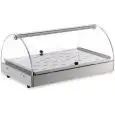 VITRINE,PRÉSENTOIR CHAUFFANTE - MOD. ZC62S - PARTIES LATÉRALES ET PORTES EN PLEXIGLASS - PUISSANCE  W 400 - Alimentation V 230/50hz monophasé - DIM. Cm L 50 x P 35 x h 25 - NORME CE