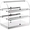 VITRINE,PRÉSENTOIR NEUTRE - MOD. CO64S - PARTIES LATÉRALES ET PORTES EN PLEXIGLASS - DIM. Cm L 50 x P 35 x h 50 - NORME CE
