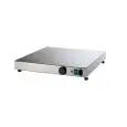 PLAN CHAUFFANT  - CHAUFFE PIZZA - MOD. FQD61 - Alimentation V 230/50-60Hz monophasé - PUISSANCE  W 400 - DIM. Cm L 50 x P 50 x h 6 - NORME CE