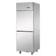 ARMOIRE RÉFRIGÉRÉE EN ACIER INOX AISI 304 - VENTILÉE  - Mod. B206EBT - CAPACITÉ 600 Lt - N. 2 PORTES -TEMPÉRATURE BASSE -18°/-22°C - Dim. cm 71x70xh203/210 - Norme CE