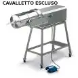 POUSSOIR À VIANDE IDRAULIQUE  HORIZONTALE - MOD. 122413 - Capacité cylindre  Lt 30 -  Diamètre cylindre  cm. Ø 26 - Longueur cylindre cm. 60 - Alimentation MONOPHASÉ 230/50/1 - Norme CE