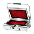 PLAQUE EN VITROCÉRAMIQUE ÉLECTRIQUE - Mod. PV 40LR  - Plaque individuelle nervurée - Plan de cuisson: cm 40x30 - Puissance 2000 W - 230V Monophasé 50-60 Hz - Norme CE