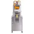 PRESSE AGRUMES AUTOMATIQUE  SELF SERVICE - EN ACIER INOX  - Mod. SEL SERVICE - CHARGE AUTOMATIQUE  - CAPACITÉ  20/25 jus pressé par minute - VOLUME FRUIT  max Ø mm 85 - NORME CE