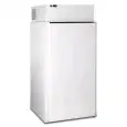 MINI CHAMBRES FROIDES  EN TÔLE PRÉ PEINTE BLANCHE - Mod. ND100WHIBTR - VENTILÉ - CAPACITÉ 1400 Lt. - N. 1 PORTE - N. 3 ÉTAGÈRES INTÉRIEURS - ÉPAISSEUR ISOLATION 60 mm - TEMPÉRATURE -18°/-20°C - Dim. 100x100xh212 cm - Norme CE