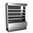 PRÉSENTOIR MURAL RÉFRIGÉRÉ - MOD. VULCANO 60 INOX - VENTILÉ - TEMPÉRATURE MINIMALE DE SERVICE °C +3/+5 - SELF SERVICE -NON MODULAIRE- NORME CE