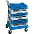 CHARIOT PORTE-CASIER - MOD. CP14A - Cuve en ABS