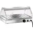 VITRINECHAUFFANT- MOD. VBR1 - Structure en acier inox - N. 1 Niveau - Thermostate +30°/+90° C - Voltage V230 50/60 Hz