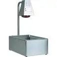 CUVE GN POUR ASSAISONNEMENT ET MAINTIEN DES FRITURES - MOD. BI4719 - Structure en acier inox - N. 1 lampe à infrarouges - Puissance W 250 - Voltage V230 50/60 Hz - Dim. 60x33xh68 cm