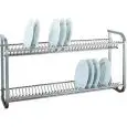 ÉGOUTTOIR À VAISSELLE ET VERRES MURAL - MOD. SP1397 - réalisé en acier inox oli 18/8 - Dim. 104 x 30 x h 55 cm