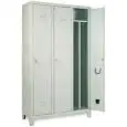 ARMOIRE-VESTIAIRE MÉTALLIQUE - MOD. CLA 35/50/D - STRUCTURE MONOBLOC - AVEC SÉPARATION AMOVIBLE - DIM.  P 103 x H 180 cm
