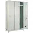 ARMOIRE-VESTIAIRE MÉTALLIQUE - MOD. ELI 50P3/D - STRUCTURE MONOBLOC - DIM. L 118 x P 50 x H 180 cm - Volume 1,07 m³ - Poids 49 kg