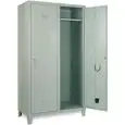 ARMOIRE-VESTIAIRE MÉTALLIQUE - MOD. ELI 50P2/96 - STRUCTURE MONOBLOC - DIM. L 96 x P 50 x H 180 cm - Volume 0,89 m³ - Poids 40 kg