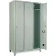 ARMOIRE-VESTIAIRE MÉTALLIQUE - MOD. ELI 50P3 - STRUCTURE MONOBLOC - DIM. L 118 x P 50 x H 180 cm - Volume 1,07 m³ - Poids 49 kg