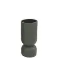 Vase - couleur noir - Structure en ciment, travail artisanal - Modèle 1214-j316S-black