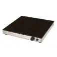 TOIT ÉLECTRIQUE VITROCÉRAMIQUE AVEC CONTRÔLE THERMOSTATIQUE - Mod. PC-4-500-500 CERAN - Taille Cm L 50 x P 50 x h 6 - Puissance : 1 x 400W