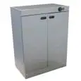 CHAUFFE-ASSIETTES 2 PORTES À BATTANT - MOD TQ231 - Monophasé 230V - Puissance absorbée : 1500 W - Capacité 120 assiettes - Dimensions L70xP41xH90 cm - Norme CE