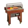 CHARIOT À BUFFET RÉFRIGÉRÉ POUR GASTRONOMIE - MOD. CARRELLO - TEMPÉRATURE°C +4/+10 - DÉGIVRAGE AUTOMATIQUE - RÉFRIGÉRATION STATIQUE - DIM.Cm L 101 x P 54,5 x h 107,2