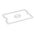 COUVERCLES INOX POUR CUVES INOX AVEC POIGNÉES POUR MOD. DELIZIEBM