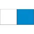 COULEUR DU SIÈGE BLANC + BLEUET
