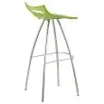 TABOURET DIABLITO - MOD. 2291 - HAUTEUR CM 80 - STRUCTURE EN ACIER CHROMÉ - SIÈGE EN POLYPROPYLÈNE RECYCLABLE - POUR USAGE INTÉRIEUR - DIM. cm L 42 x P 50 x H 97 - A ASSEMBLER - NORME CE