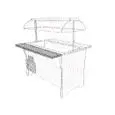 KIT PORTE ASSIETTES LONG POUR MOD. 3 E 4