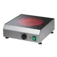 PLAN DE CUISSON ÉLECTRIQUE  - MOD. QD412 - PLAN EN VITROCÉRAMIQUE  - PUISSANCE  W 2100 - Alimentation V230/50-60Hz monophasé - DIM. Cm L 30 x P 32 x h 11 - NORME CE