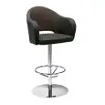 TABOURET AGATHA - MOD. 383 - STRUCTURE PIVOTANTE EN ACIER - COQUE EN TISSU - À USAGE INTERNE - DIM. Cm L 60 x P 59 x H 114 - NORME CE