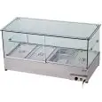 PRÉSENTOIR BAIN-MARIE COMPTEUR - MOD. BMV - STRUCTURE INOX - TEMPÉRATURE °C +30/+90 - COMMANDES MÉCANIQUES - MONOPHASÉ 240V - NORME CE