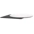 PLANCHER STRATIFIÉ COMPACT POUR SOUS-SOLS TIFFANY, DOMINO ET CROSS - MODÈLE COMPACT - BORD INCLINÉ AVEC ÂME NOIRE h 12 mm - FOURNI AVEC 8 DOUILLES DE FIXATION - LOT DE 2