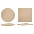 PLATEAU DE TABLE STRATIFIÉ EN CHÊNE, WENGE' ou BLANC - MOD. S2ABS - EDGE EN ABS OAK, WENGE' ou WHITE - EDGE h 45 mm - DISPONIBLE EN DIFFÉRENTES COULEURS - PACK DE N. 1