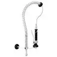 DOUCHETTE PROFESSIONNELLE SANS MITIGEUR  Mod. 00971000 - Couleur noire  - Hauteur  cm 60 - Pression max de service : 5 bar