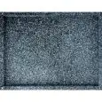 PLAQUE EN ACIER INOX ÉMAILLÉE - DIM. 600 x 400 x h20 MM - ÉMAIL, FINISSAGE GRANIT