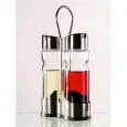 SERVICE HUILIÈRE 2 PIÈCES EN ACIER INOX - HAUTEUR 230 mm
