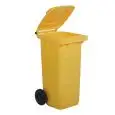 POUBELLE DE TRI - CAPACITÉ 120 L - DIMENSIONS 480 x 550 x h930 cm - COULEURS DISPNIBLES: jaune, vert, marron (à préciser lors de la commande)