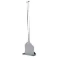 SUPPORT EN ACIER INOX POUR PELLE À PIZZA - DIMENSIONS 40,5 x 16 x h10
