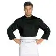 CHEF VESTE SUZUKA - MOD. 059819 - 100% MICROFIBRE POLYESTER SUPER SÈCHE - TISSU RÉSISTANT AUX TACHES QUI RESPIRE - MICROFOR MESH BACK POUR AMÉLIORER LA RESPIRABILITÉ - NOIR