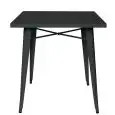 Table - couleur Noir - Structure en métal verni - Modèle 1266-Black