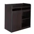 MEUBLE BAS DE SERVICE DE SALLE - MOD. 1627F/W - STRUCTURE MÉLAMINÉ - N. 1 PORTE - N. 1 COMPARTIMENT OUVERT - COMPARTIMENT À COUVERT - DIM.  94 x  48 x h 98 cm