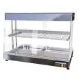 VITRINE CHAUFFÉE - MOD. TAVOLACALDA/ISOLAV2 - Rayon inférieur à chauffage statique - Intérieur : chauffage ventilé - Grille intermédiaire pour la présentation des produits - Puissance 2,25 Kw - Alimentation 230 V - Dimensions : L 113,3 x P 71,4 x h 84,5 c
