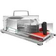 COUPE LÉGUMES ET FRUIT MANUEL - Mod.  HT-4 - STRUCTURE EN ACIER INOX ET PLASTIQUE ALIMENTAIRE - N. 13 LAMES - Norme CE