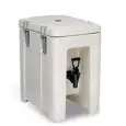 CONTENEUR ISOTHERME - MOD. QC05 - POUR LE TRANSPORT DE BOISSONS ET ALIMENTS LIQUIDES  - CHAUDS OU FROIDS  - CAPACITÉ Lt. 4,3 - DIM. cm L24,5xP35x39,5H - NORME  CE