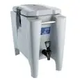 CONTENEUR ISOTHERME - MOD. Q-XTRA - POUR LE TRANSPORT DE BOISSONS ET ALIMENTS LIQUIDES  - CHAUDS OU FROIDS  - CAPACITÉ' Lt. 10 - DIM. cm L 26,5 x P 45 x 45,2 H - NORME  CE
