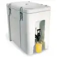 CONTENEUR ISOTHERME - MOD. QC20 - POUR LE TRANSPORT DE BOISSONS ET ALIMENTS LIQUIDES  - CHAUDS OU FROIDS  - CAPACITÉ' Lt. 19 - DIM. cm L 29,5 x P 46,5 x 46 H - NORME  CE