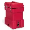 CONTENEUR ISOTHERME - MOD. QC25 - POUR LE TRANSPORT DE BOISSONS ET ALIMENTS LIQUIDES  - CHAUDS OU FROIDS  - CAPACITÉ' Lt. 25 - DIM. cm L 31 x P 45,5 x 58,8 H - NORME  CE