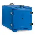 CONTENEUR ISOTHERME ,OUVERTURE FRONTALE - MOD. AF7 -POUR LE TRANSPORT DE RÉPAS MULTI PORTIONS - CHAUDS, FROIDS OU CONGÉLÉS- GASTRONORM GN1/1, 1/2 e 1/3 - CAPACITÉ' Lt. 63 - DIM. cm L 44 x P 64 x 48 H - NORME  CE