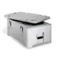 CONTENEUR ISOTHERME,OUVERTURE SUPÉRIEURE -  MOD. THERMAX GN1/1 -POUR LE TRANSPORT DE RÉPAS MULTI PORTIONS - CHAUDS, FROIDS OU CONGÉLÉS- GASTRONORM GN1/1 - CAPACITÉ' Lt. 39 - DIM. cm L 41,5 x P 66 x 30 H - NORME  CE